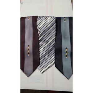 Bonamie Paris lot of 3 silk men's neck ties